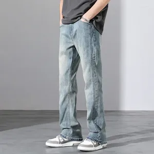 Jeans pour hommes 2023 printemps et automne classique mode rétro jambe droite décontracté décontracté respirant pantalon de haute qualité M-3XL