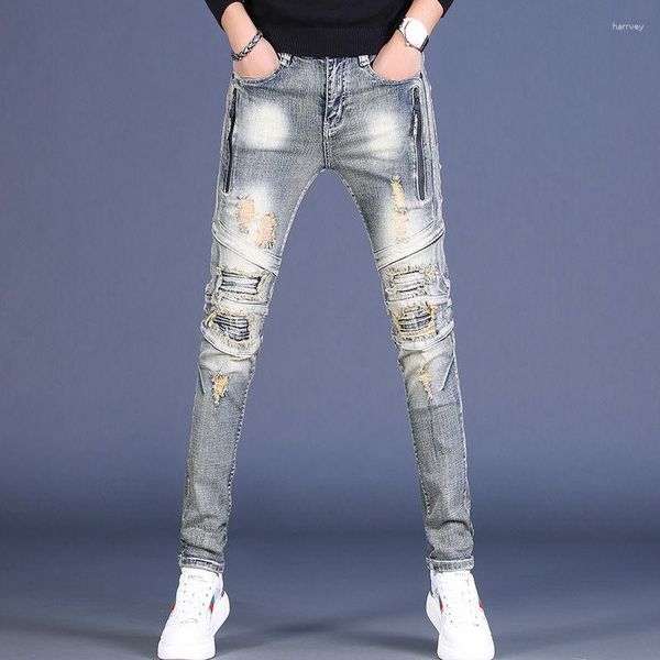 Jeans para hombres 2023 Tendencia de moda clásica de primavera y otoño