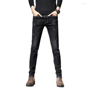 Heren jeans 2023 lente herfst herfst jonge mode streetwear ontwerp huizen demin mannelijke mannen pantalon homme