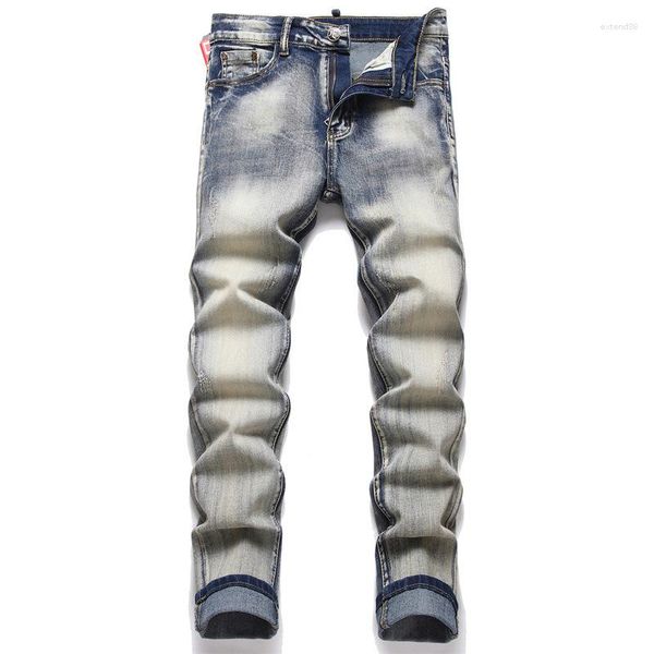 Jeans masculins 2023 Pantal de coton à la mode printemps