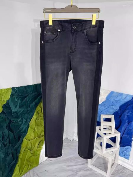 Jeans pour hommes 2023 printemps été Style coréen Chic haute qualité décontracté pantalon droit C843