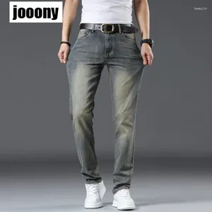 Jeans pour hommes 2023 printemps été mince taille élastique mode pantalon en denim décontracté coréen streetwear pantalon masculin