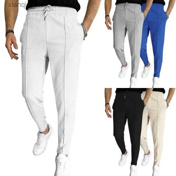 Jeans masculinos 2024 Pantalones nuevos para hombres de invierno para hombres corriendo pantalones de trote de jogging Sports Casual Pants Fitness Gym Breathable S-3xl L49