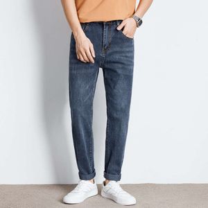 Jeans à jambes droites pour hommes, coupe Slim et confortable, pantalon de marque à la mode, nouvelle collection printemps 2024