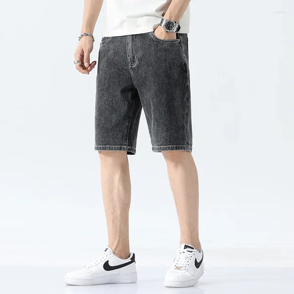 Jeans masculin 2024 Summer en mode coréen de style coréen short pour hommes polyvalents et simples