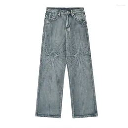 Jeans masculin 2024 Thug Club No Tag Denim Zipper Slim Slim Straight Pant Cotton Pants Comfort Casual Taille S-XXL # U52