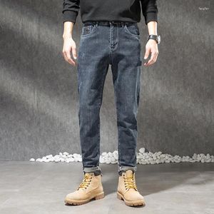 Jeans masculin 2024 Hiver Automne Mens Cotton Fashion Fashion High Quality Casual Warm Pantal