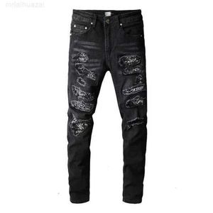Heren jeans 20SS heren ontwerper Distressed gescheurde fietser slanke fit motorfiets denim voor heren van topkwaliteit mode Jean mans broek pour hommes #649un92
