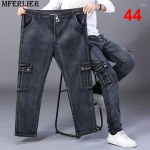 Jeans pour hommes 44 plus taille pantalon de denim pour hommes