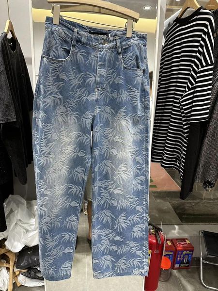 Jeans para hombres AD9074 Moda 2023 Pista de lujo Diseño europeo Ropa de estilo de fiesta