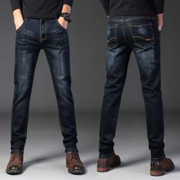 Men S Jeans Llegada Hombres elásticos de alta calidad Slim Men S Skiny Grey Plus Size 28 40 11 Opciones 230724