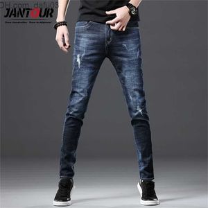 Jeans pour hommes Automne Hiver Coton Jeans Hommes Haute Qualité Célèbre Marque Denim pantalon doux hommes pantalons hommes mode hommes jean mâle 201128 Z230801