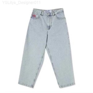 Jeans pour hommes Big Boy Jeans Designer Skater Jambe Large Lâche Denim Pantalons Décontractésdhfw Mode Préférée Précipité Nouveautés L230912