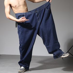Jeans pour hommes grande taille bleu 5XL 6XL 7XL 8XL noir grands vêtements surdimensionnés pantalons pour hommes élastique Stretch Denim mâle marque pantalon 230629