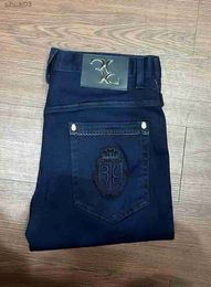 Jeans masculin milliardaire oechsli mens coton jeans 2024 Nouveau confort décontracté auto-culture