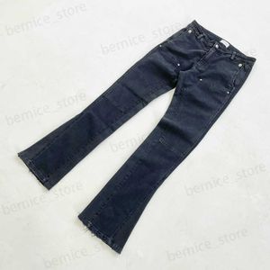 Jeans pour hommes Noir Broderie Jeans Hommes Femmes 1 Haute Qualité Casual Tie Dye Jean Pantalon T230508