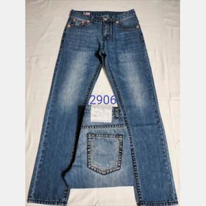 Mode-straight-poten broek 18SS nieuwe echte elastische jeans heren robin rock revival jeans crystal studs denim broek ontwerper broek broek heren 2958