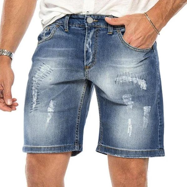 Pantalones vaqueros para hombre, ropa para niño, pantalones cortos informales para hombre, bolsillo de primavera, deportes de verano, pantalones cortos de mezclilla para culturismo, color tostado