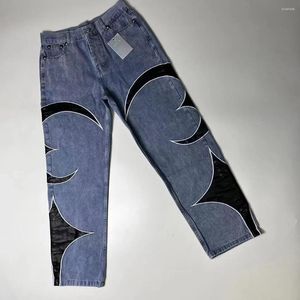 Brand de jeans masculin Brand Thug Club Denim Zipper Slim Fit Straight Pant Cotton Pants Comfort Casual Taille S-XL # U54