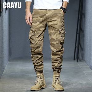 Jeans pour hommes CAAYU Joggers Cargo Pantalon Hommes Casual Hiphop MultiPocket Pantalon Mâle Pantalon de Survêtement Streetwear Tactique Piste KhakiCamouflage 230817