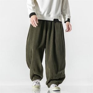 Jeans pour hommes pantalons décontractés Streetwear sarouel mode femme longue grande taille lâche mâle pantalons de survêtement Harajuku Style M-5XL 220920