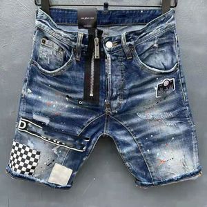 Herenjeans Geruite stof, stoere ritssluiting, originele herenbroek met knopen