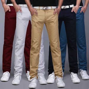 Jeans masculin classique 9 couleurs pantalons décontractés hommes printemps d'été Nouvelle entreprise mode confort