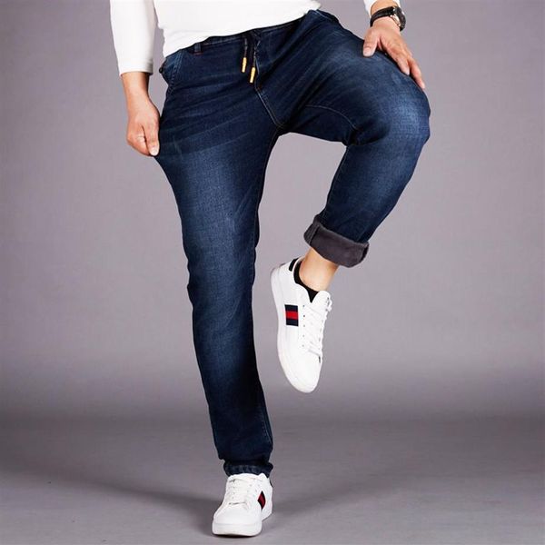 Jeans pour hommes Design classique Mens Stretch Denim Taille élastique Pantalon en spandex Plus Taille 5XL 6XL 48 Regualr Fit247B