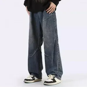 Jeans pour hommes Pantalons en denim confortables Hommes Printemps Automne Pantalon Hip Hop Style Femme Taille haute Baggy