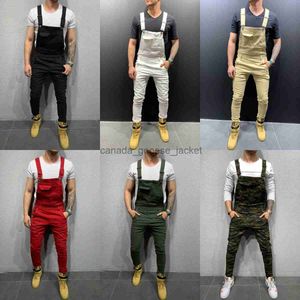 Jeans Men's Cool Designer Brand Jeans Man Pants For Men Pocket Denim General Jumpsuit Streetwear Sexy Sospecher Pant E21L230911