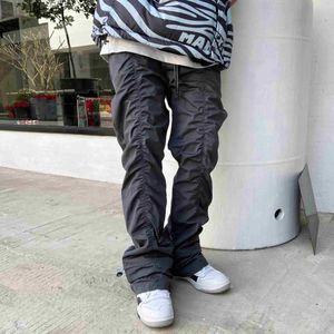 Jeans voor heren Casual broek voor heren High Street Functionele micro-flare broek Heren Slanke straatmode Veelzijdige casual broek INS Joggers T221102
