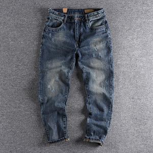 Jeans pour hommes Dark American Fashion Slim Fit Petit PANTALON DROIT JEUNESSE Pantalon Décontracté Simple Designer Boy Wear 287