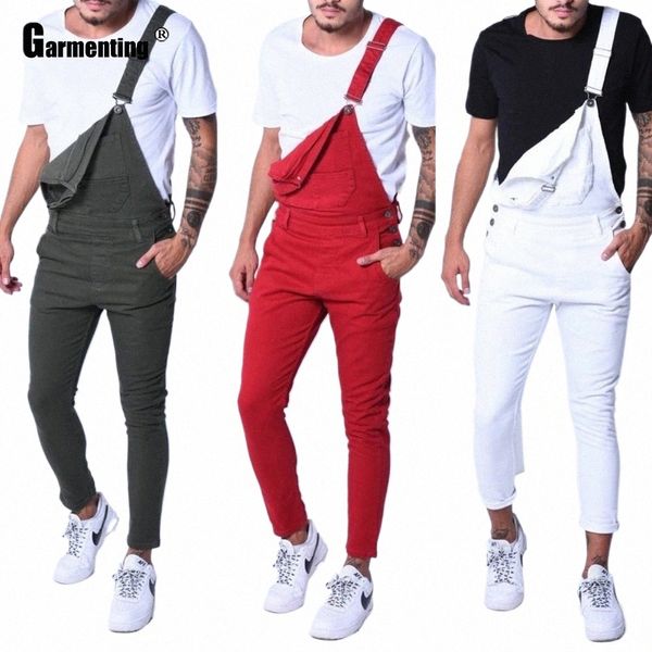 Jeans Men's Dmin Jumpsuit informal Red Black Everly Skinny Playsuits Leisure One Piece Pantal Plus Tamaño 3xl Men Clothing 2024 H5ux#