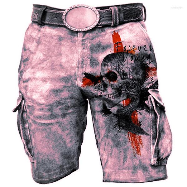 Jeans pour hommes Denim Shorts Pocket Edition Impression 3D Casual Mix Couleur Qualité Bonne tenue d'été