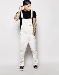 Jeans pour hommes Denim White White Combinaison mince minceur Pantalons transfrontaliers Station européenne des hommes