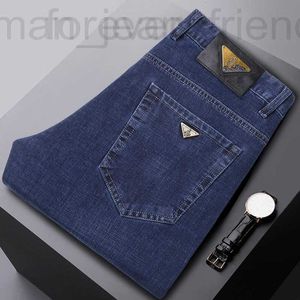 Designer de jeans masculin 2022 Tube droit d'automne Business Moyen Âge Business Long Pantal