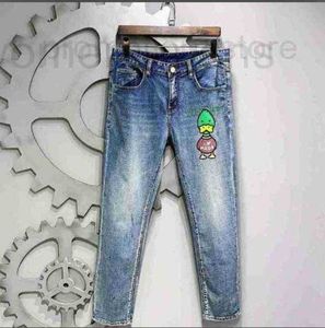 Designer de jeans masculin 2024 pantalon élastique, doux et confortable matériau moyen mince 0O22 LKGD