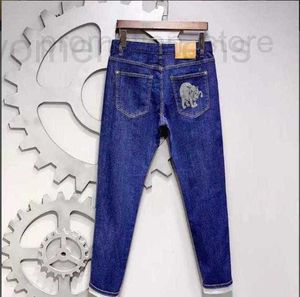 Designer de jeans masculin 2024 Shstyle Elastic et non décolorant Master Edition Small Straight Barrel SGIJ XW3H