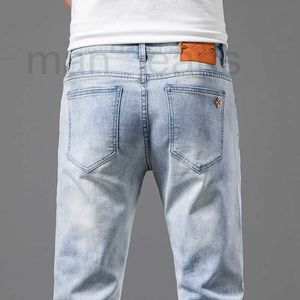 Designer de jeans masculin 2024 Jeans de haute qualité de haute qualité marque de mode européenne pour hommes petits pantalons longs décontractés de luxe léger LURME BIG BRAND 88LQ