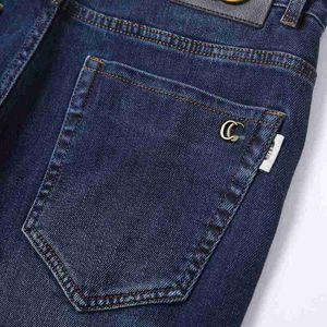 Heren jeans ontwerper herfst en winter nieuw licht luxemerk heren jeans rechte mouw zakelijke mode non iron heren broek cc8727h