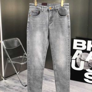 Jeans pour hommes Designer Automne et hiver Original Ash Petit tube droit Slim Fit Pur Coton Élastique Commuting Grande Taille pour hommes UFDM