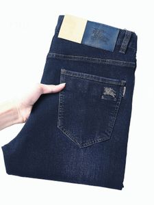 Jeans pour hommes Designer Deep Blue Jeans pour hommes à manches droites Jeans classiques Jeans décontractés pour hommes