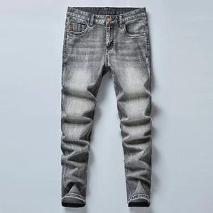 Mannen Jeans designer Designer Mode luxe Slanke Elastische Bee Merk Zakelijke Broek Broek Klassieke Stijl Mannelijke Denim vrijetijdsbroek Grote werven 72M5