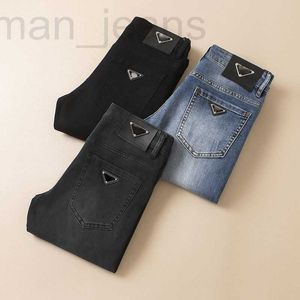Jeans pour hommes concepteur Designer Jean Pantalon Automne Hiver Épaissi Denim Pantalon Hommes Femmes Mince Petit Orteil Tendance Casual Droite 5482 6E3C
