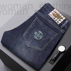 Designer de jeans masculin concepteur de luxe jeans masculin jeans décontracté slim élastique en coton broderie AYPL bwqz