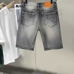 Herenjeans ontwerper Mode denim shorts Designer jeans Heren zomer casual kwart herenbroek driedimensionaal bedrukt GP6N