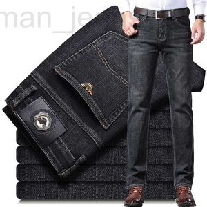 Heren Jeans designer Goede kwaliteit heren 2022 herfst en winter nieuwe jeans katoen stretch business casual rechte broek dik 0IJ6