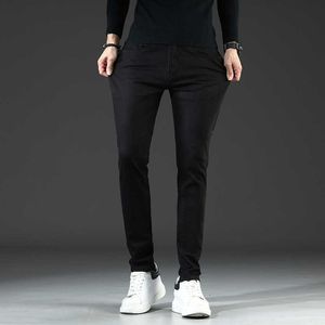 Designer de jeans pour hommes H Family Spring Black Slim Fit Feet Pants Marque de mode européenne Casual Live Broadcast B280