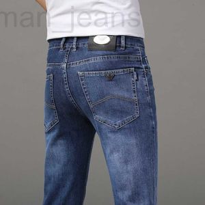 Designer de jeans pour hommes haut de gamme chiamania été nouveaux jeans hommes slim droite élastique mode pantalons décontractés 9TSP