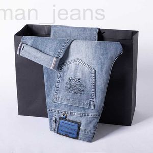 Designer de jeans pour hommes Produits européens haut de gamme 2023 printemps été nouveaux jeans pour hommes slim petit tube droit stretch pantalons longs XJJK